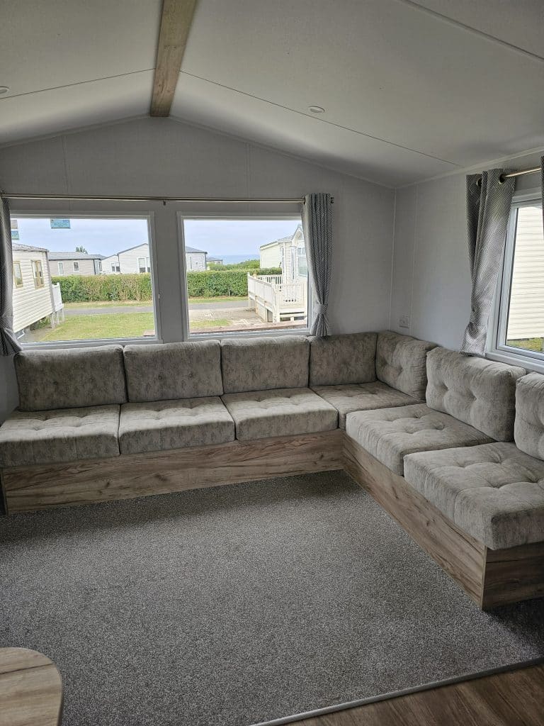 Haven Bronze caravan living room