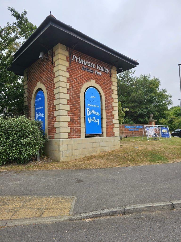 Primrose Valley Holiday Park Entrance