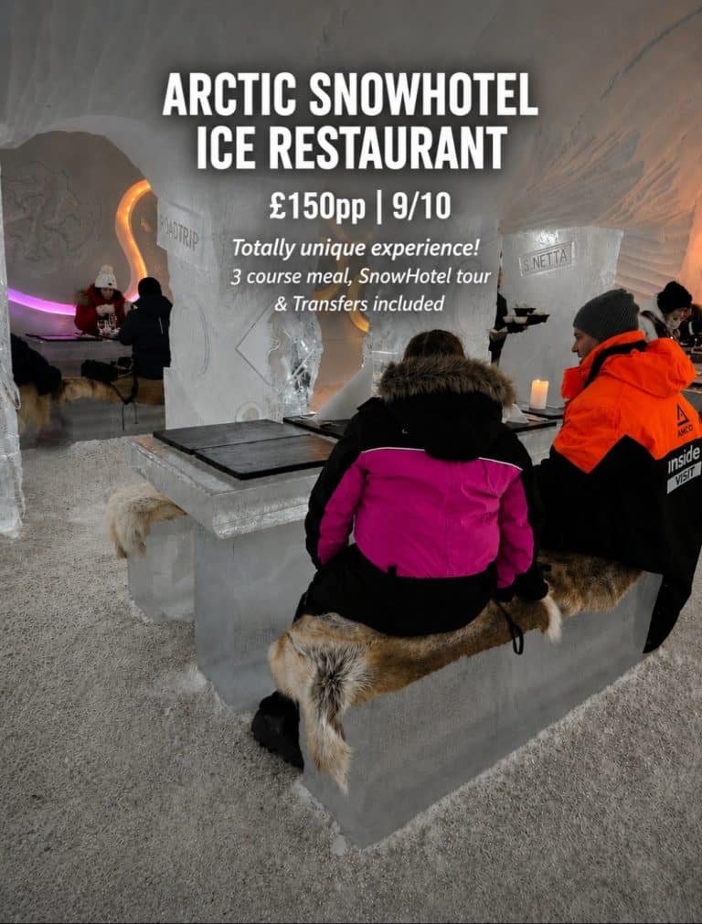 Arctic SnowHotel Ice Restaurant Review