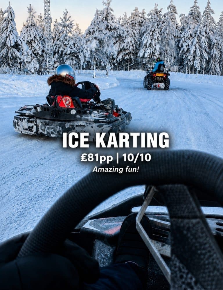 Ice karting Review Lapland