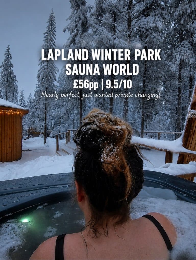 Lapland Winter Park Sauna Review