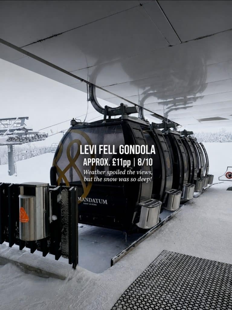 Review of Levi Gondola and fell