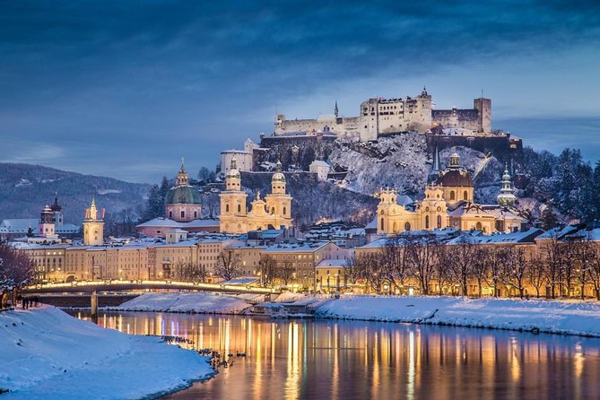 Salzburg in the snow