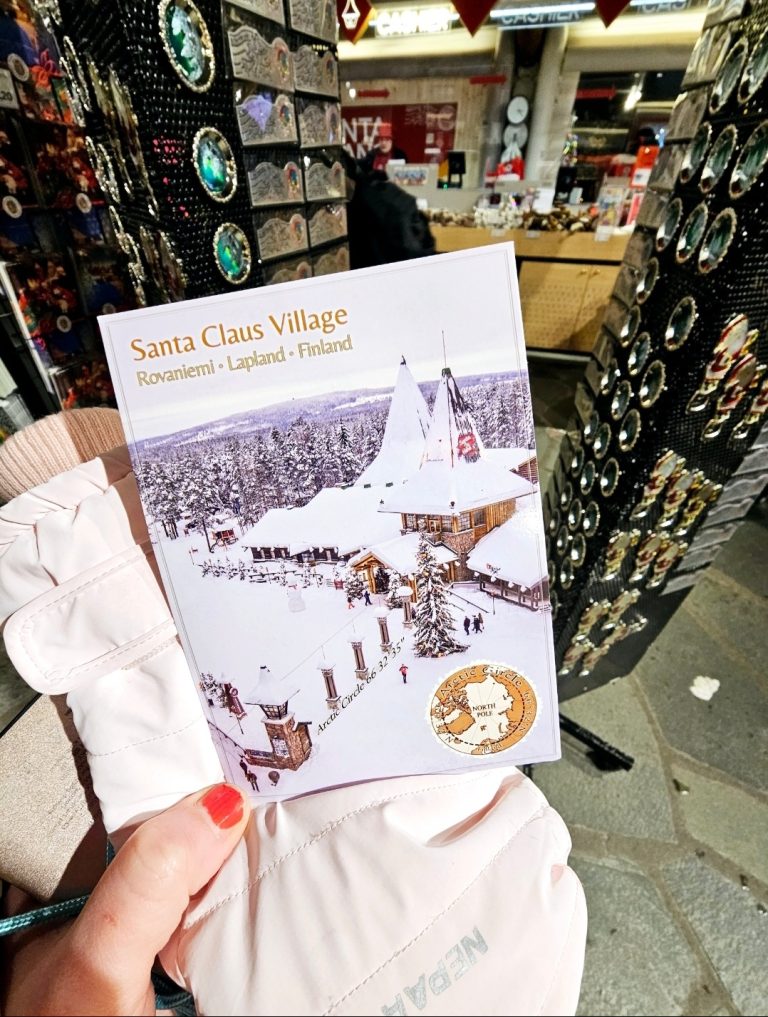 Santa Claus Village Rovaniemi Finland Post card