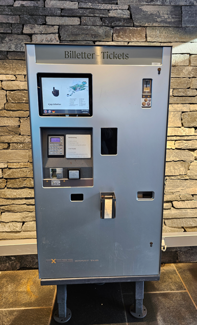 Fløibanen Ticket Machine