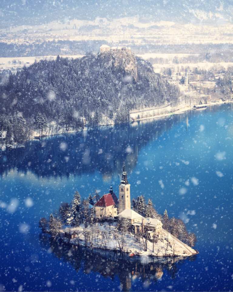 Lake Bled in Winter