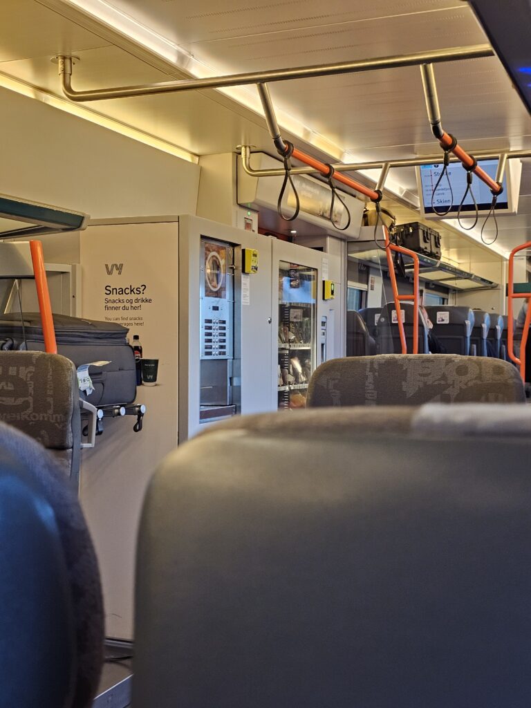 Norway 2nd class train carriage