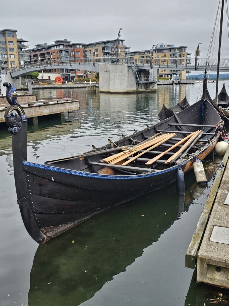 Viking ships at Tonsberg habour