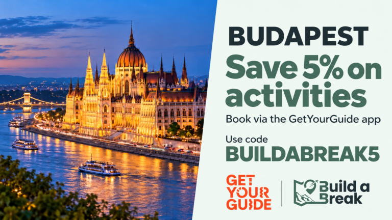 Discount code for Budapest tours and activities with GetYourGuide