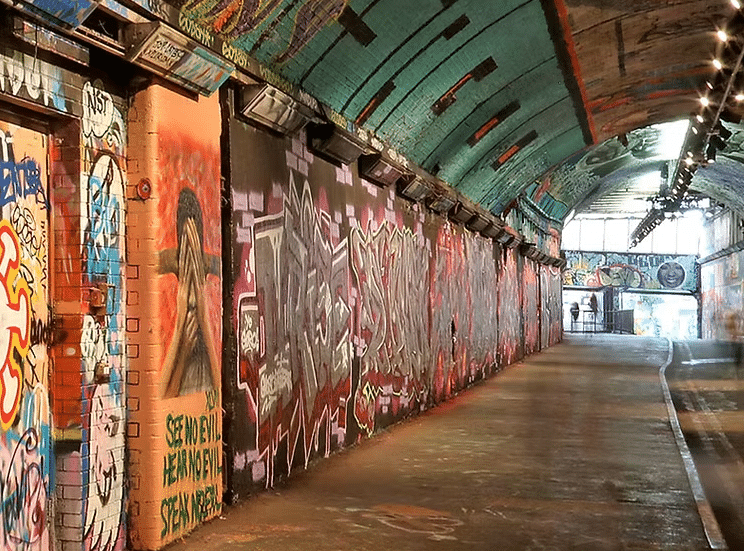 Leake Street Arches Graffiti Tunnel London